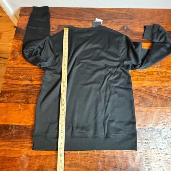 Eddie Bauer Men's Black Crewneck Sweatshirt Size M Long Sleeve Casual - Picture 7 of 8